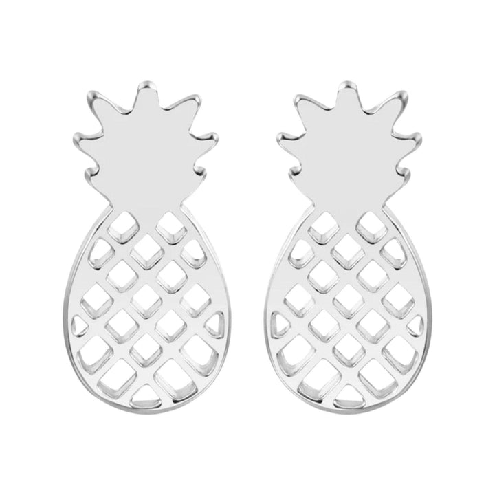 Boucles d'oreilles ananas, boucles d'oreilles tropicales, bijoux fruits, boucles d'oreilles minimalistes plage, bijoux gourmands, boucles d'oreilles bohèmes, cadeau pour mariage