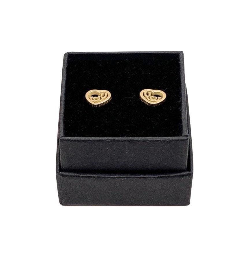 Stethoscope Earrings, Medical Stud Earrings, Stethoscope Heart-Shaped Studs, Medical Student Gift, Nursing Student, Nurse Graduation Gift