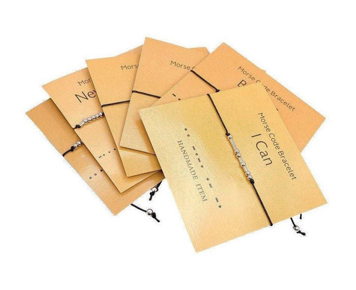 I Love You Morse Code Bracelet, Never Give Up Bracelet, Best Friend Bracelet, Friendship Bracelet, Female Friend Gift, Morse Code Jewelry