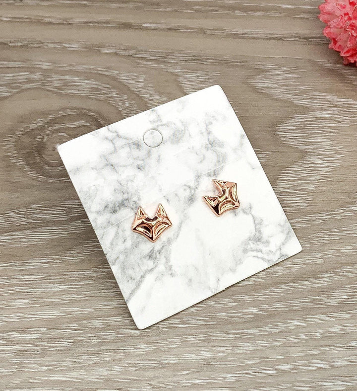 Boucles d'oreilles renard, clous d'oreilles tête de renard, bijoux animaliers, cadeau pour les amoureux des renards, boucles d'oreilles animaux de la forêt, cadeau pour les amoureux des animaux, boucles d'oreilles fantaisie
