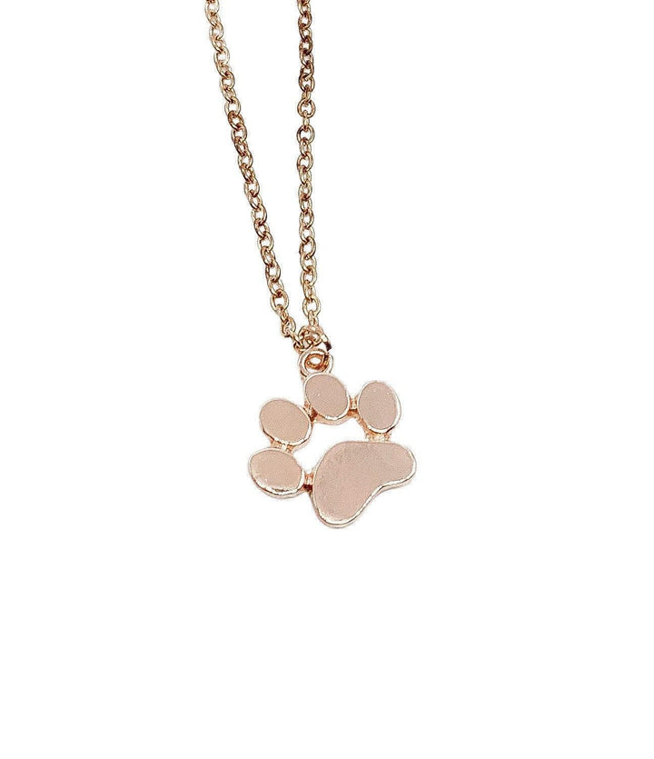 Paw Print Necklace, Cat Lover Necklace, Gift for Cat Owner, Dog Mom Gift, Pet Memorial Gift, Loss of Dog Keepsake, Remembrance Gift