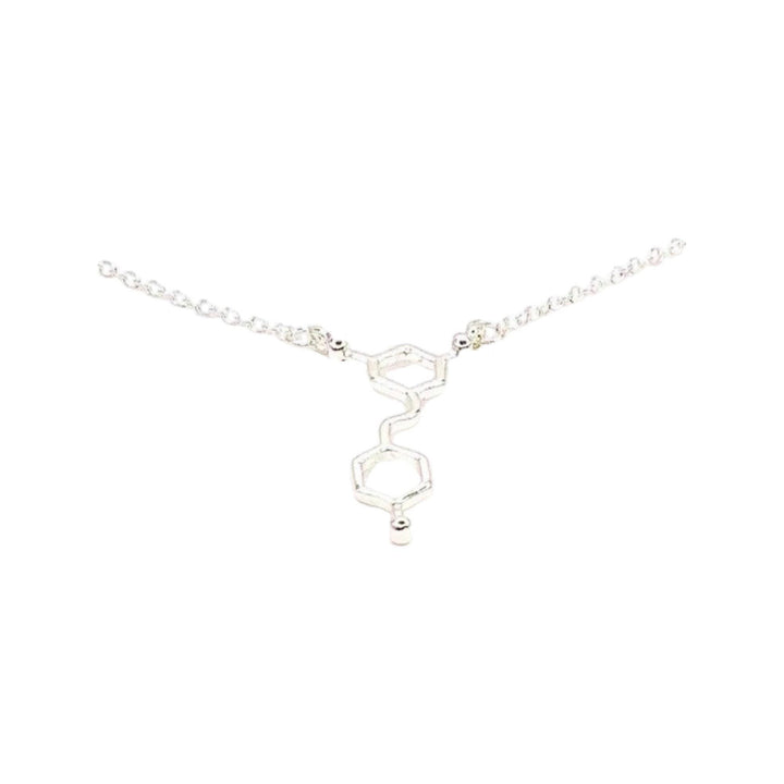 Collier à la molécule de resvératrol, cadeau pour les amateurs de vin, collier scientifique, bijou moléculaire, collier de biologie, cadeau pour les passionnés de chimie, collier pour femme