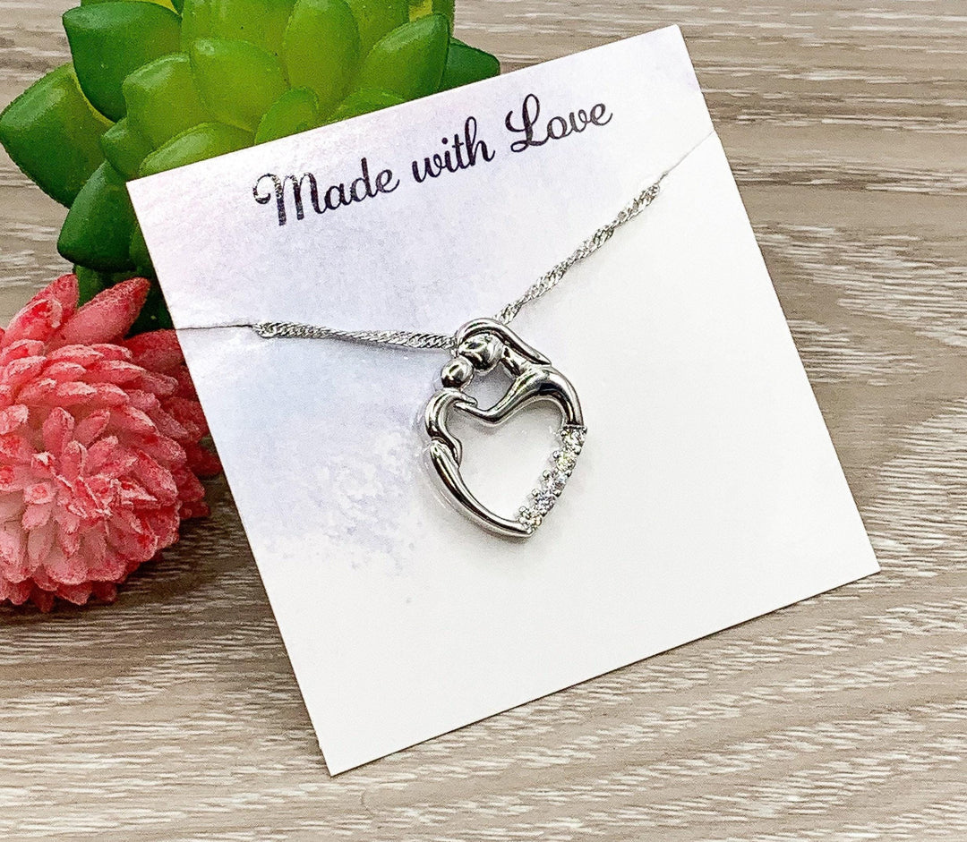 Collier Maman et Bébé, Cadeau pour nouvelle maman, Collier Maman, Bijou de maternité, Cadeau de félicitations pour nouvelle maman, Cadeau de naissance