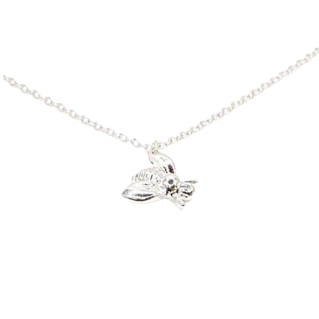 Collier Abeille Minuscule, Bijou Abeille, Cadeau pour les Amoureux des Abeilles, Collier Insecte, Collier Breloque Abeille Mignonne, Bijou Unique, Collier Abeille Délicat