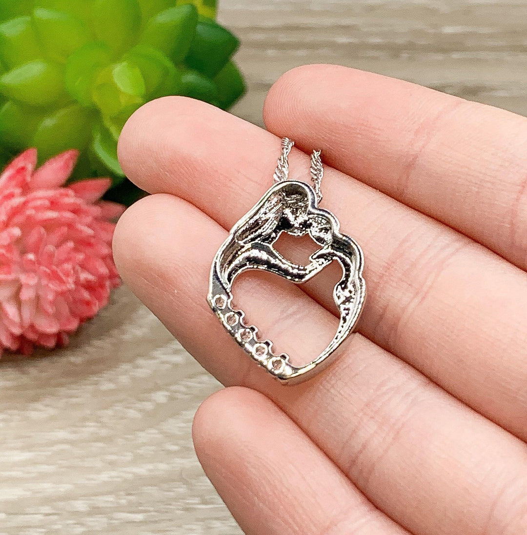 Collier Maman et Bébé, Cadeau pour nouvelle maman, Collier Maman, Bijou de maternité, Cadeau de félicitations pour nouvelle maman, Cadeau de naissance