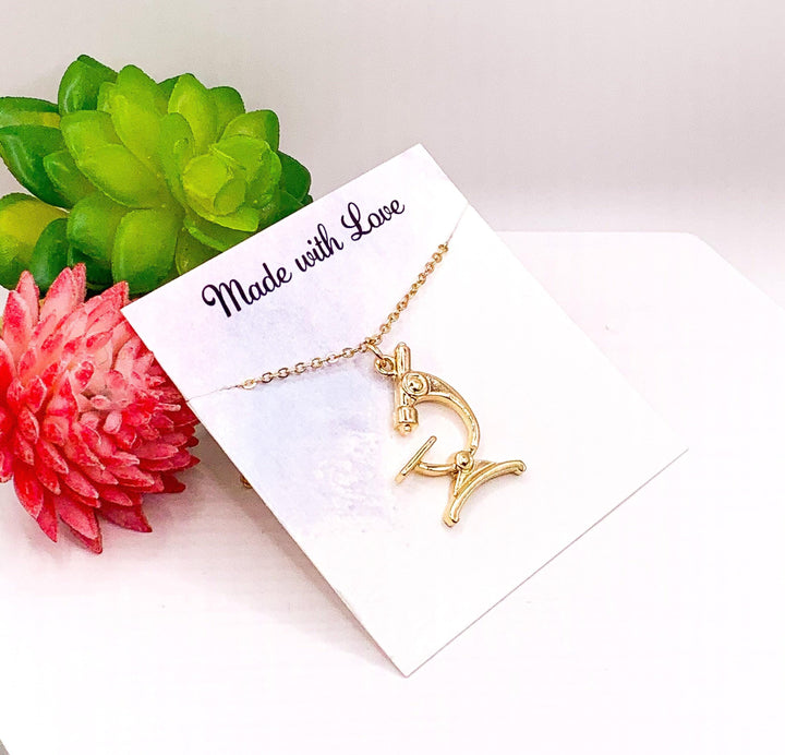 Collier microscope, bijou de biologiste, pendentif scientifique, cadeau pour scientifique, collier de biologie, cadeau pour médecin, cadeau de Noël pour elle