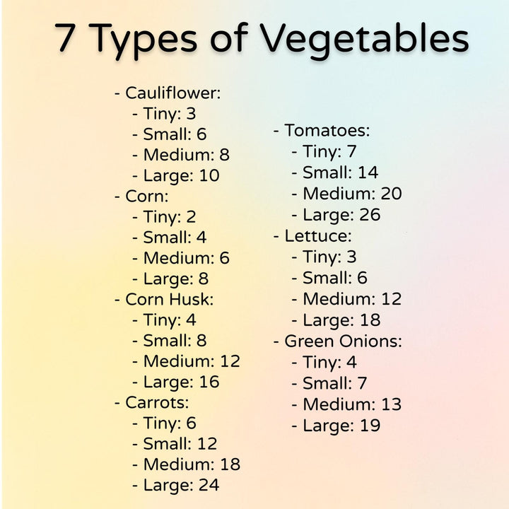 Fall Harvest Sensory Filler Mix | Vegetable Garden Theme | Rice, Chickpeas & Handpainted Pasta | Autumn Montessori Play Setup | Woodland Fun