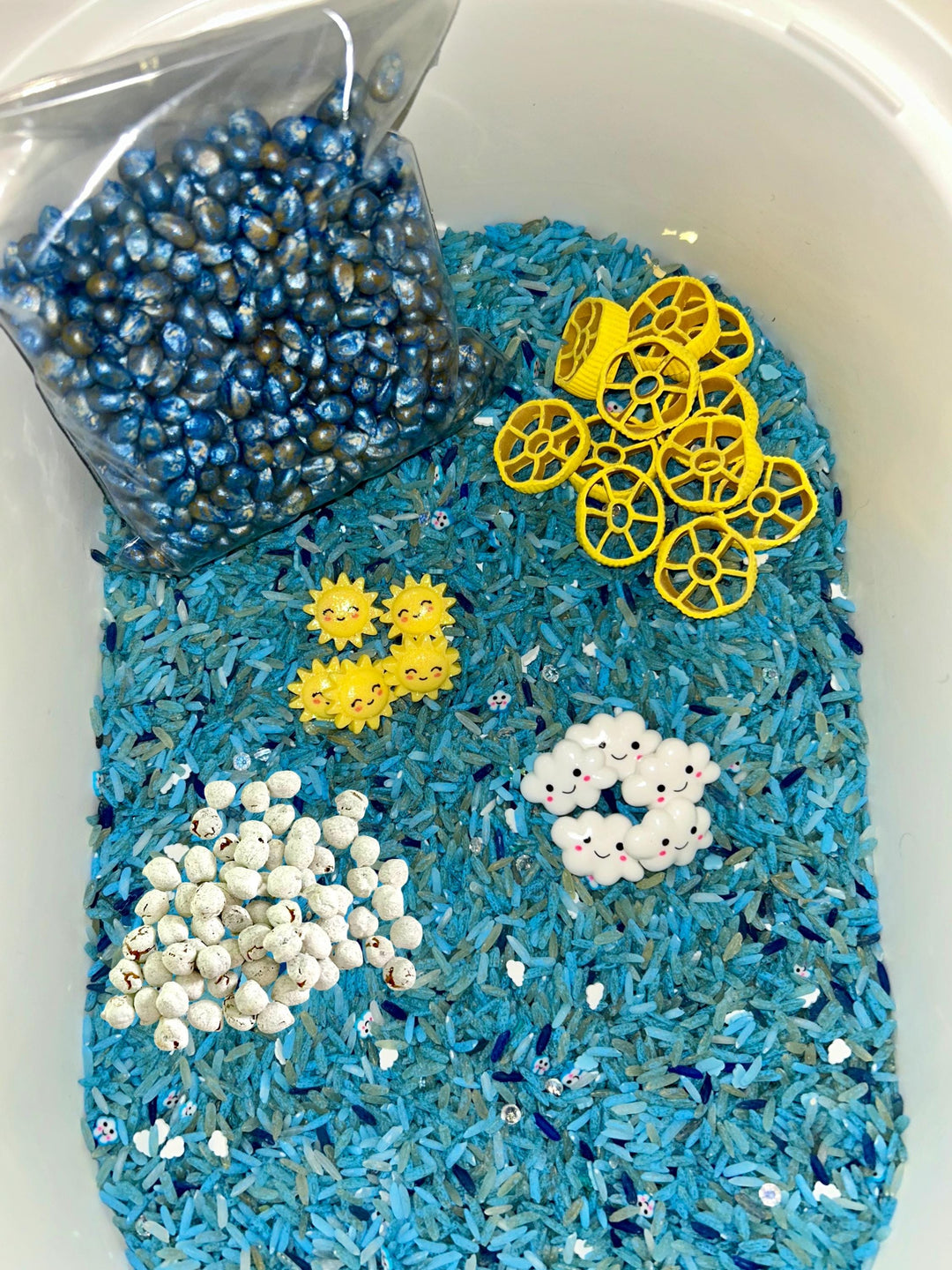 Weather Wonders Sensory Mix | Rain, Storm, Lightning & Sunshine | Preschool STEM | Montessori Weather Activity | Playtime Filler for Kids