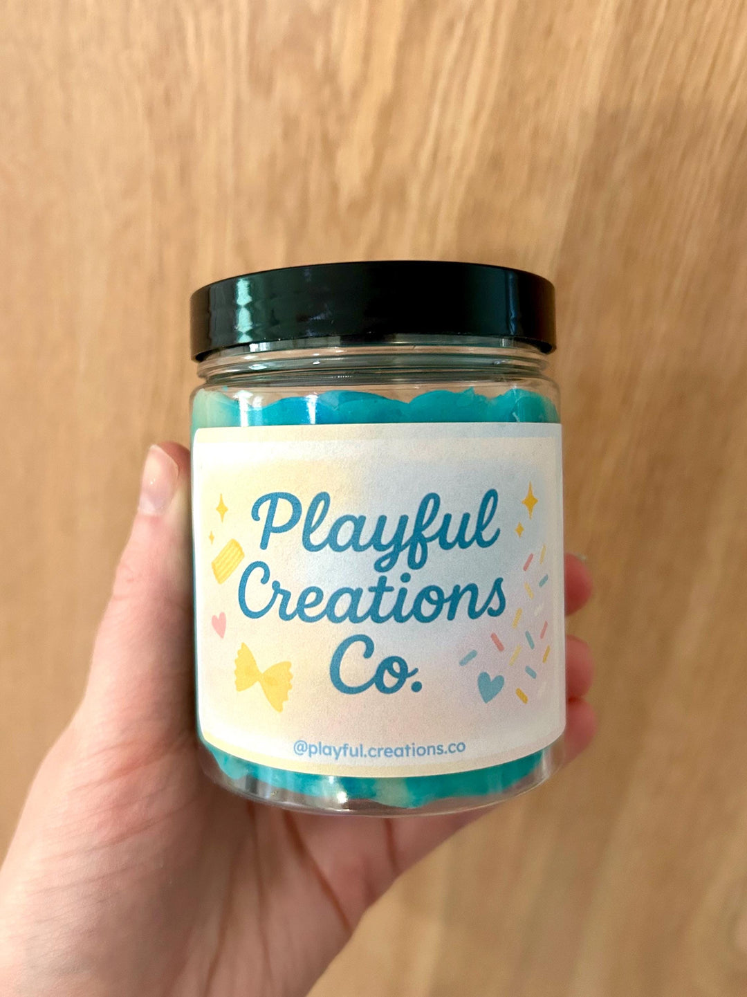 Sparkly Colorful Handmade Playdough | Bright Rainbow Sensory Dough for Kids | Non-Toxic, Soft Play Dough | Custom Party Favors