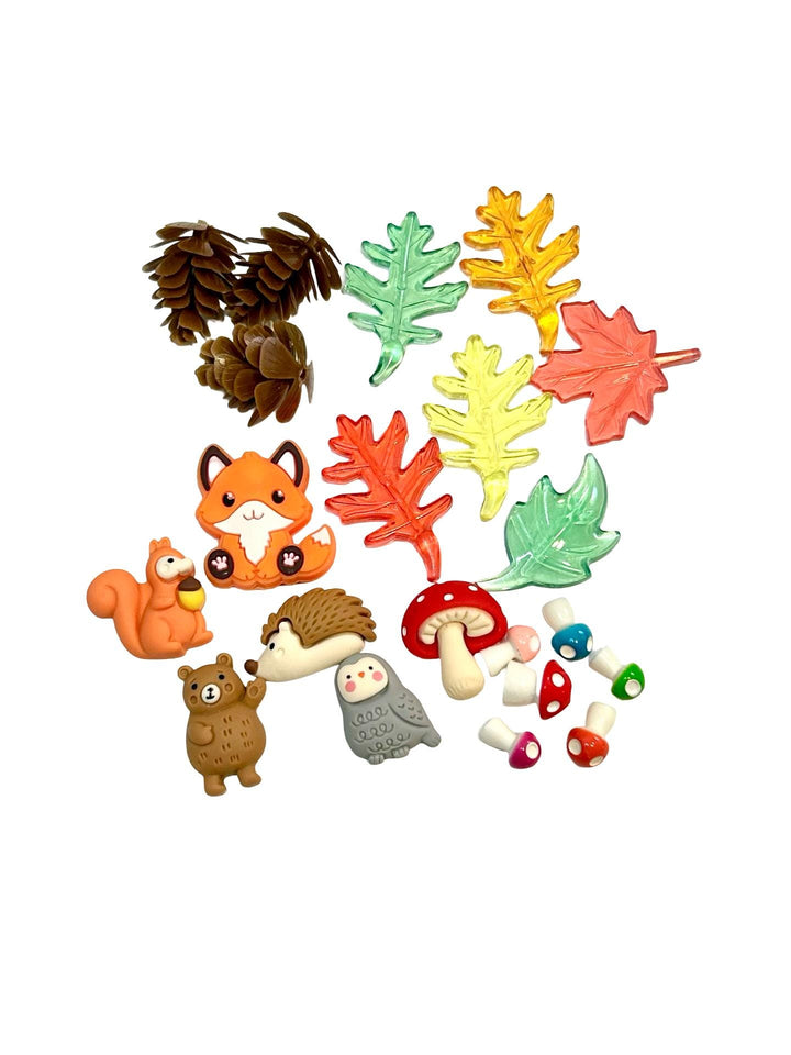 Into the Woods Sensory Filler | Woodland Wonders Mix | Nature Sensory Bin | Montessori Play Tray | Forest Small World Setup for Children