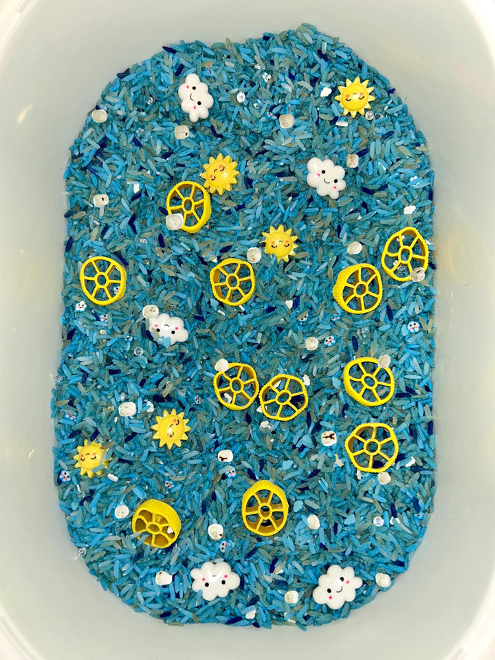 Weather Wonders Sensory Mix | Rain, Storm, Lightning & Sunshine | Preschool STEM | Montessori Weather Activity | Playtime Filler for Kids