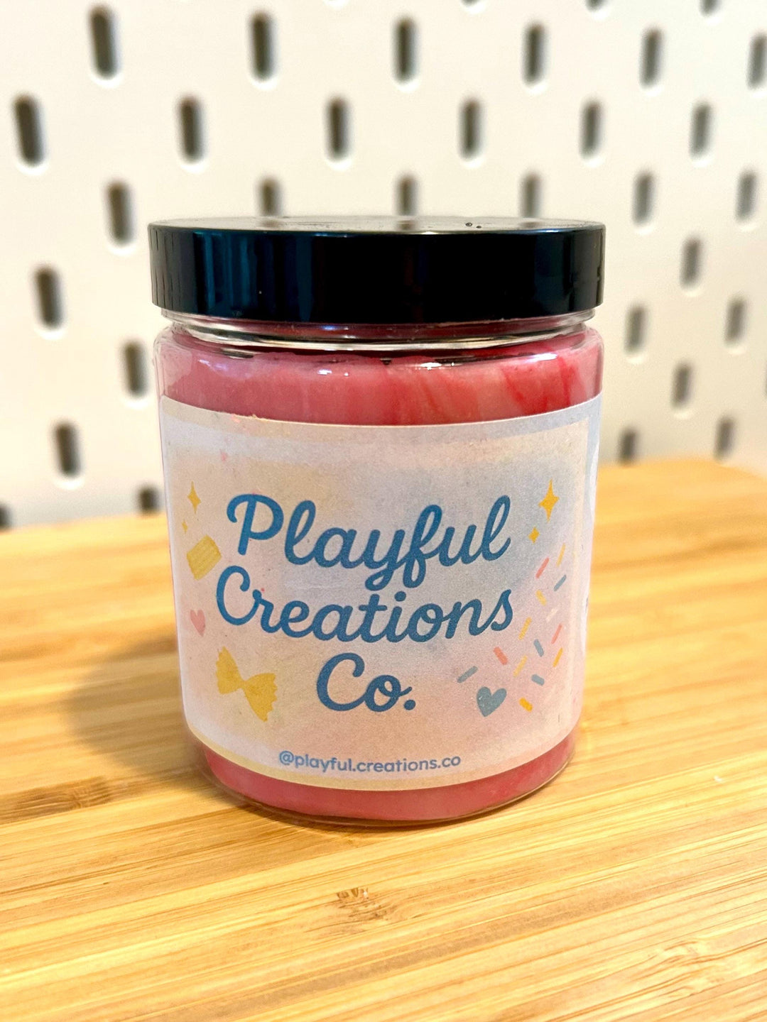 Sparkly Colorful Handmade Playdough | Bright Rainbow Sensory Dough for Kids | Non-Toxic, Soft Play Dough | Custom Party Favors