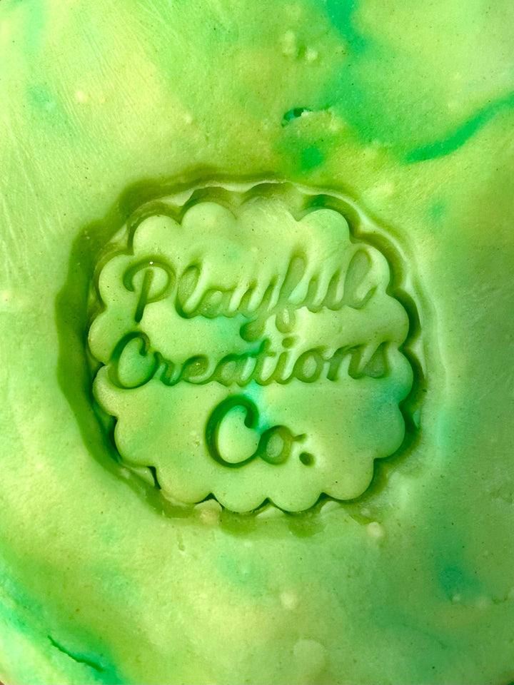 Sparkly Colorful Handmade Playdough | Bright Rainbow Sensory Dough for Kids | Non-Toxic, Soft Play Dough | Custom Party Favors