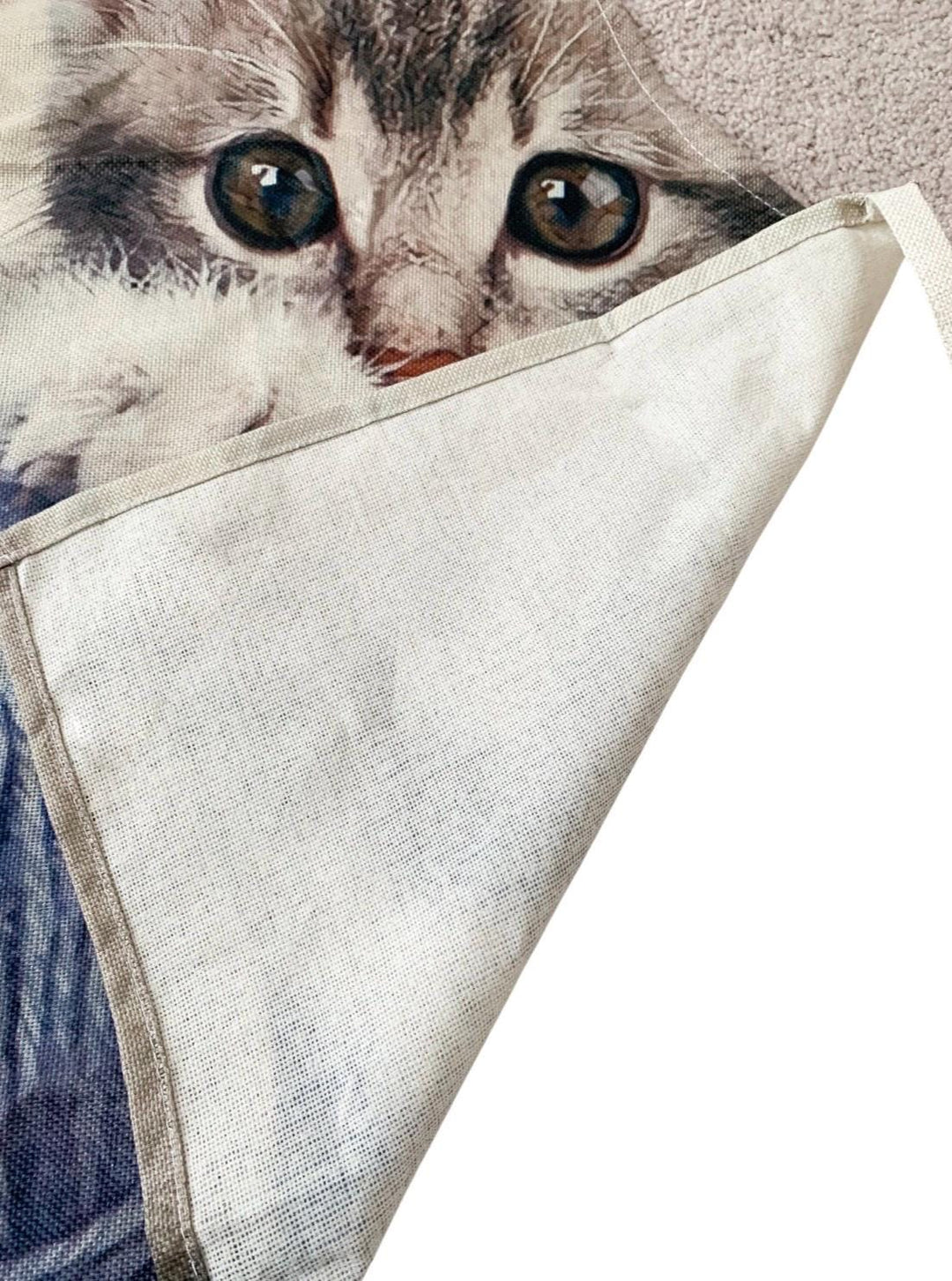 Graphic Cat Apron | Playful Creations Co. | Kids Sensory Play Apron | Montessori Art Apron | Mess-Free Craft Apron | Cat Lover Gift