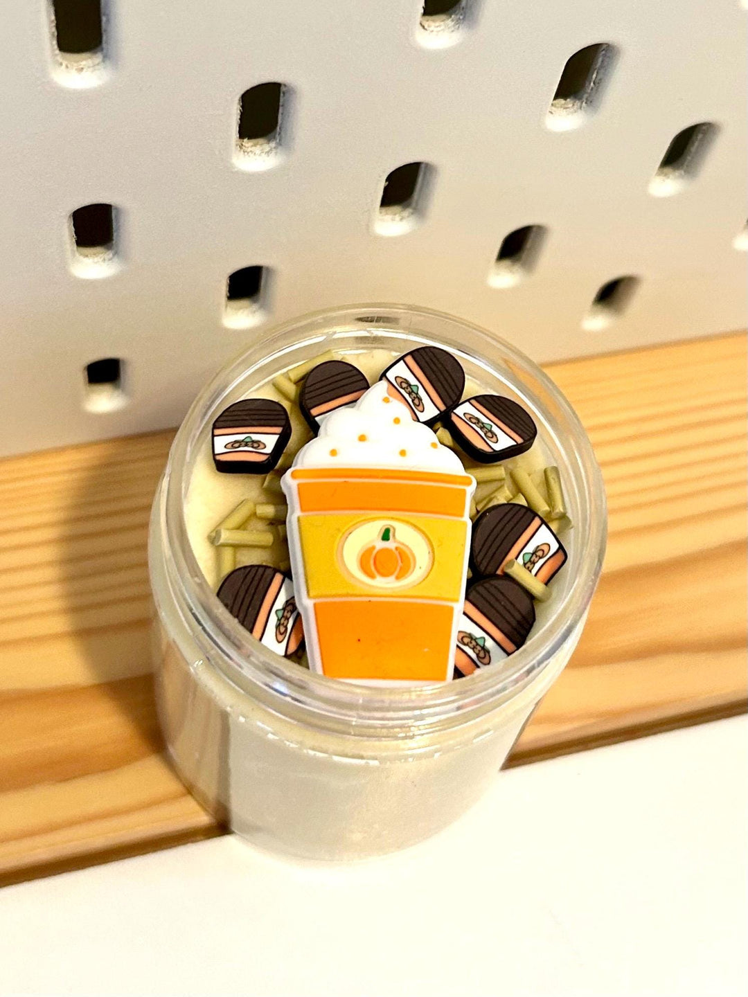 Pumpkin Pie Playdough Set | Autumn Sensory Dough Kit | Handmade Non-Toxic Playdough with Loose Parts | Montessori Fall Play