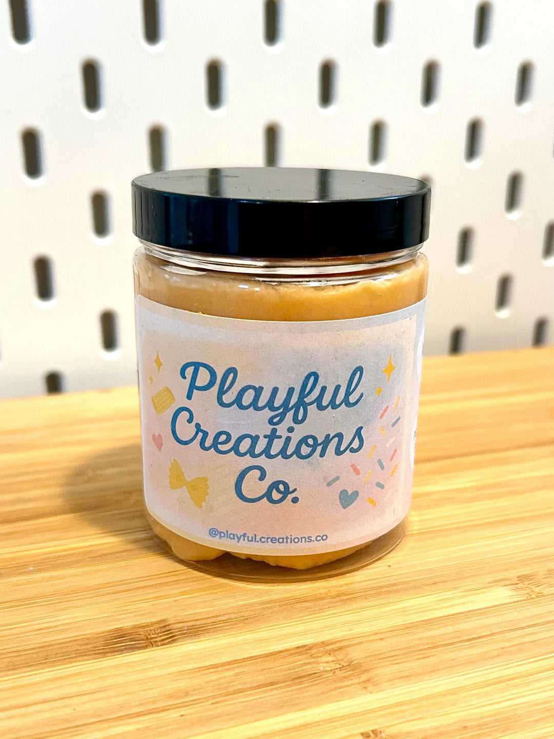 Pumpkin Spice Latte Playdough Set with Charms | Autumn Sensory Dough Kit | Non-Toxic Playdough with Loose Parts | Montessori Fall Play