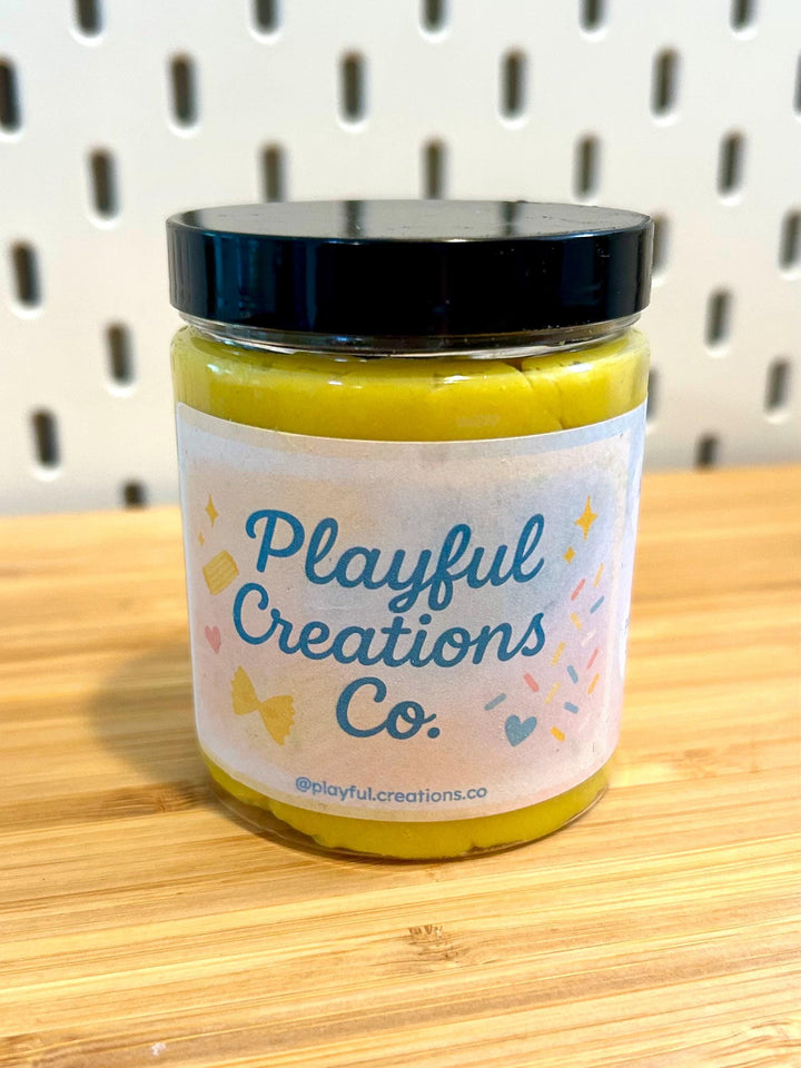 Candy Corn Fall-Themed Playdough Set | Autumn Sensory Dough Kit | Handmade Non-Toxic Playdough with Loose Parts | Montessori Play