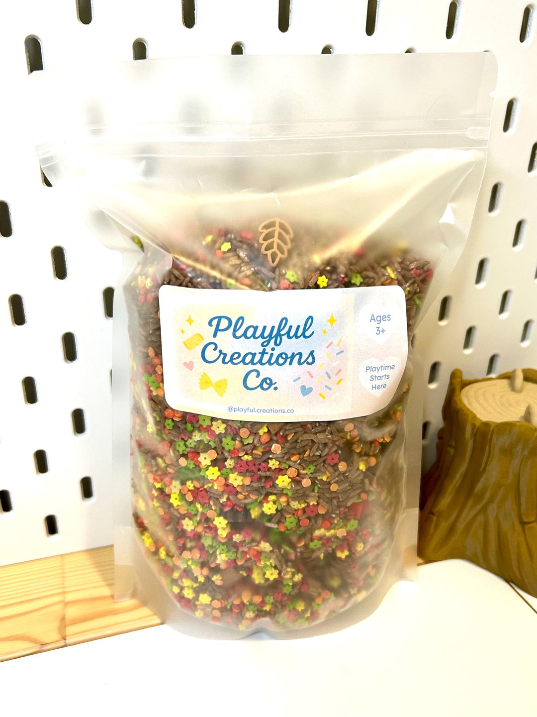 Woodland Critters Sensory Mix | Forest Animals Sensory Filler | Montessori Small World Play | Fox Squirrel Hare Pasta Mix | Nature Play Bin