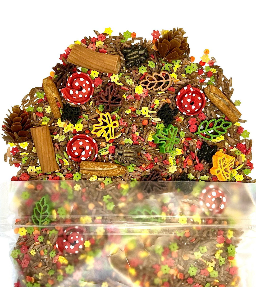 Woodland Critters Sensory Mix | Forest Animals Sensory Filler | Montessori Small World Play | Fox Squirrel Hare Pasta Mix | Nature Play Bin