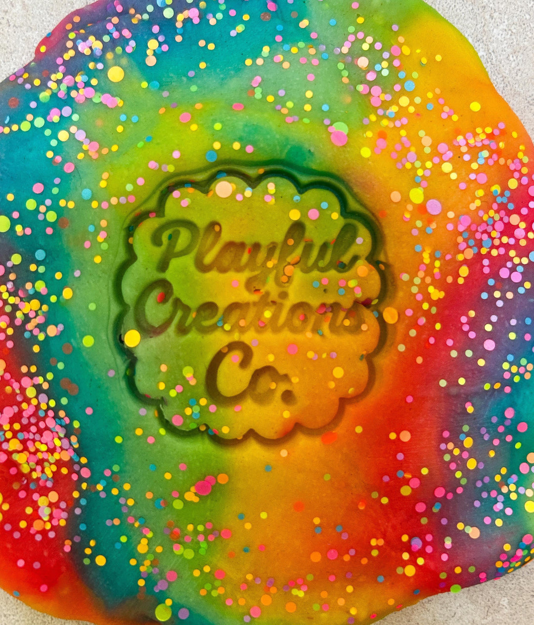 Colorful Handmade Playdough | Bright Rainbow Sensory Dough for Kids | Non-Toxic, Soft, Long-Lasting Play Dough | Custom Party Favors