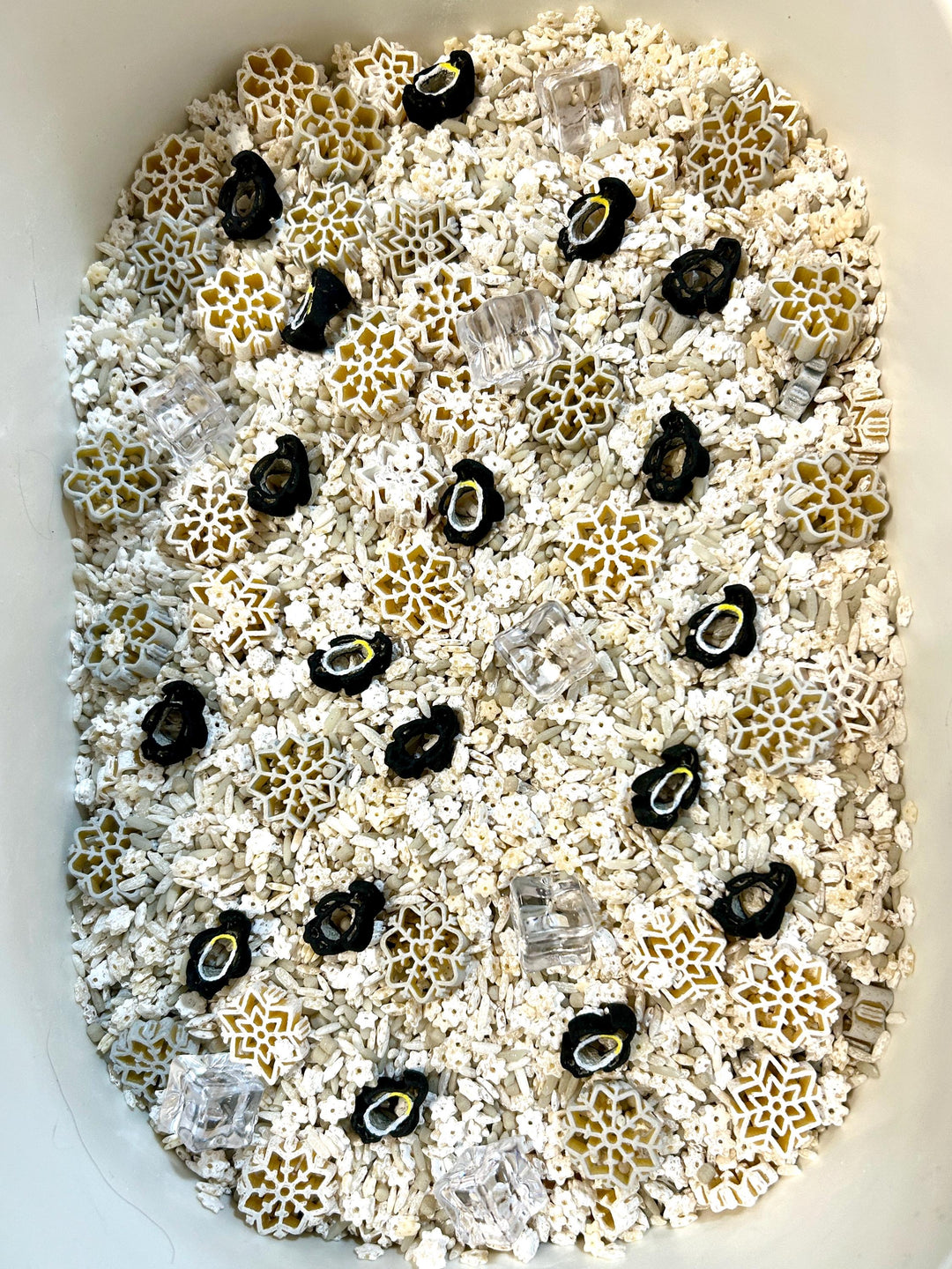 Arctic Penguin Sensory Filler Mix | Winter Sensory Bin | Snow & Ice Play | Polar Gross Motor Skills | Montessori-Inspired Play | Learning