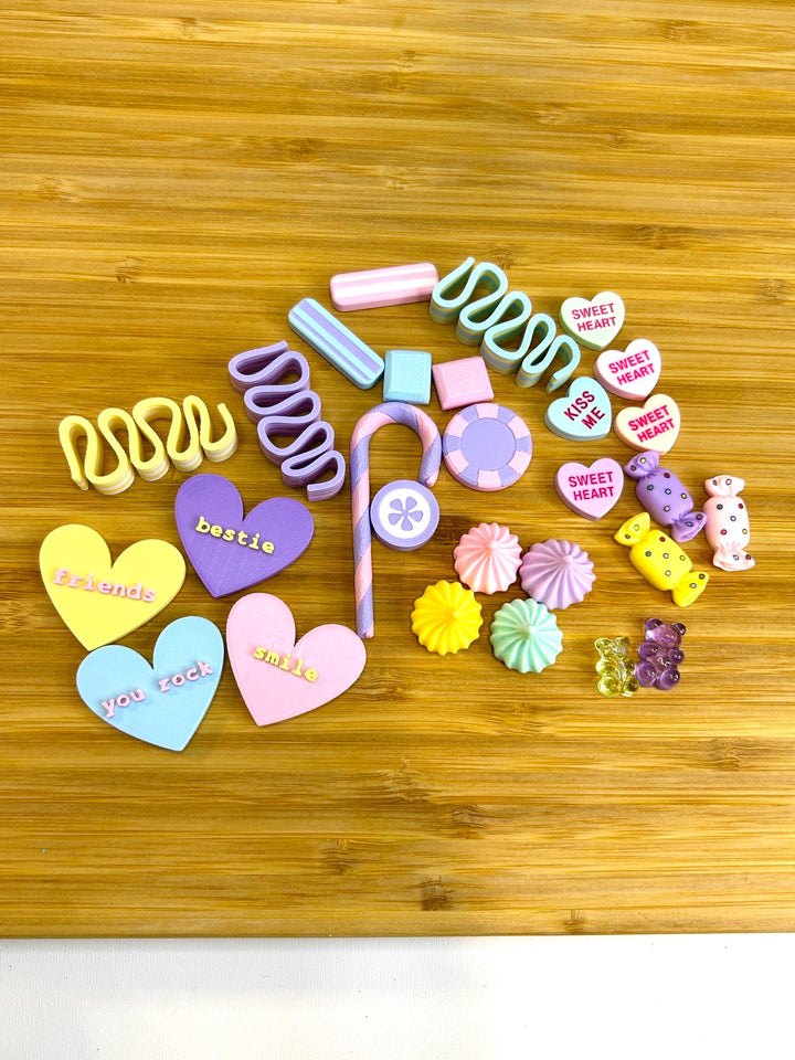 Pastel Candy Valentine Sensory Filler Mix | Conversation Hearts Sensory Bin | Pink Purple White Rice | Valentine’s Day Sensory Play