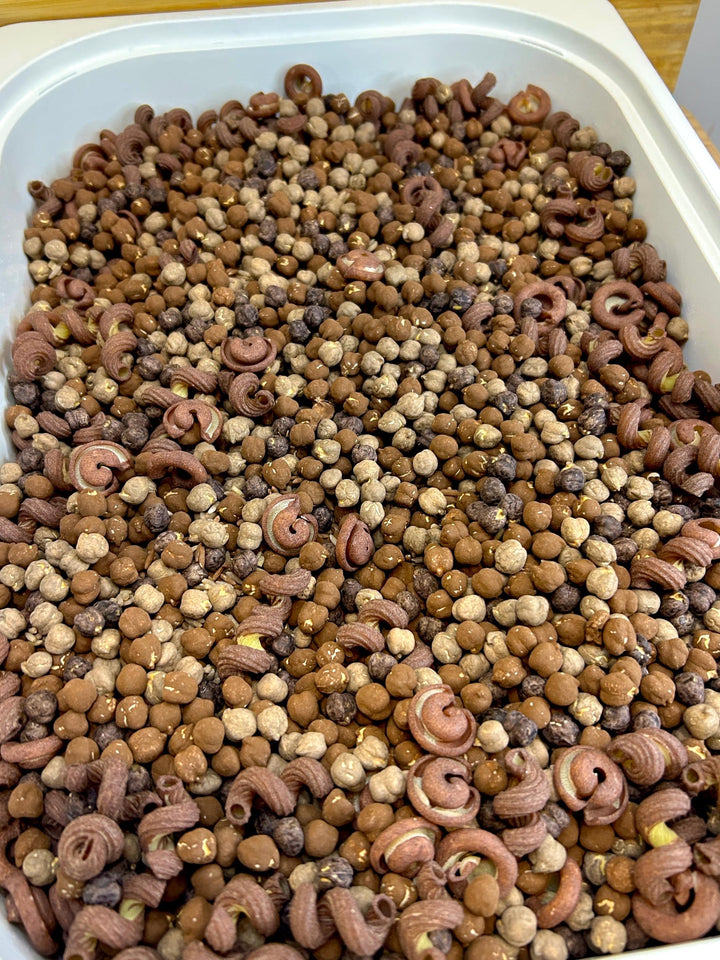 Chocolate Kisses Sensory Filler Mix | Cocoa Brown Sensory Bin | Valentine Inspired Loose Parts | Open-Ended Play | Interactive Day Care