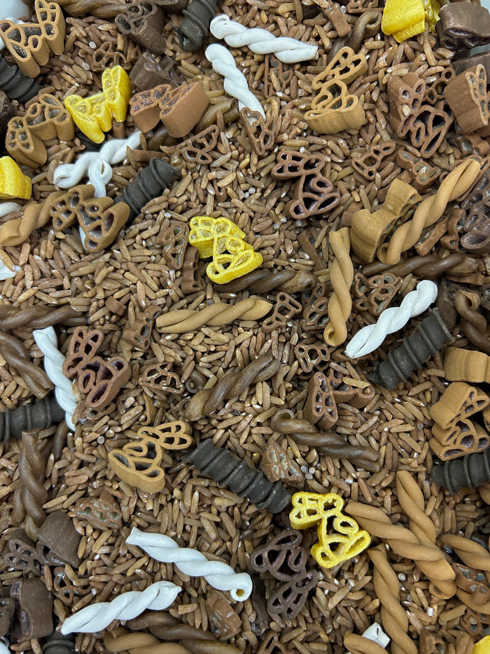 Easter Chocolate Sensory Filler Mix | Chocolate Bunny & Eggs Pasta | Chocolatey Sweet Charms | Easter Toddler Bin | Cocoa Inspired Play