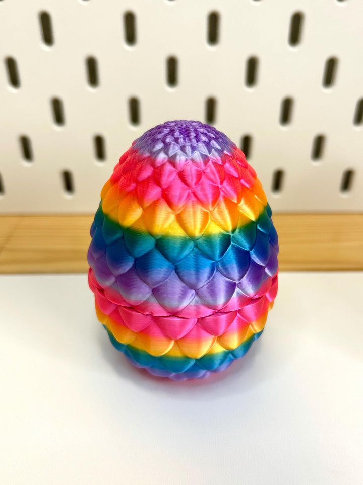 Bunny Figurine | Articulated Animals | 3D Printed Easter Egg | Trinket Container | Small World Play | Fidget Toy | Easter Basket Filler Gift