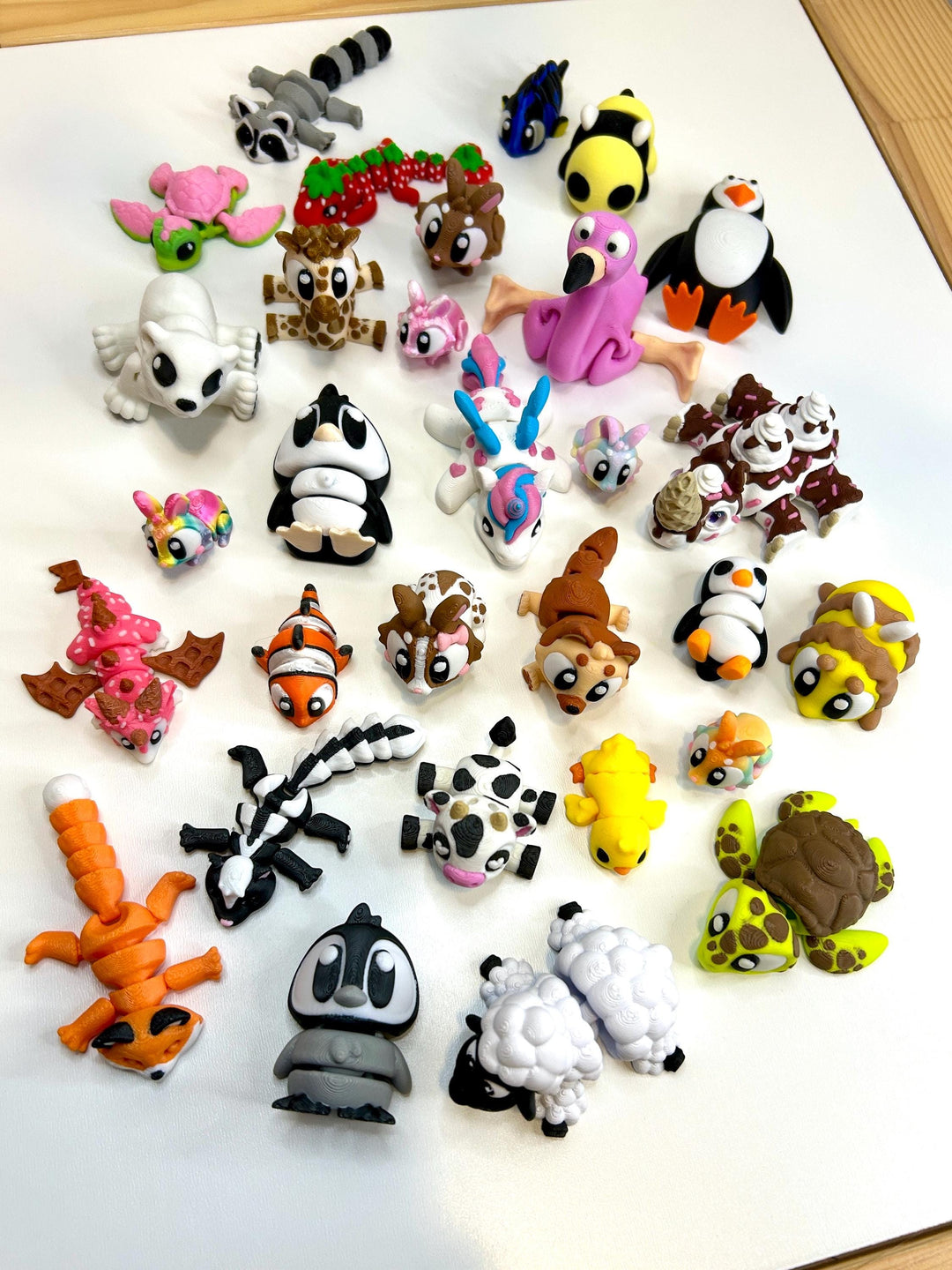 Articulated Animals | 3D Printed Creature Figurines | Trinket Container | Small World Play | Fidget Toy | Easter Basket Filler Gift