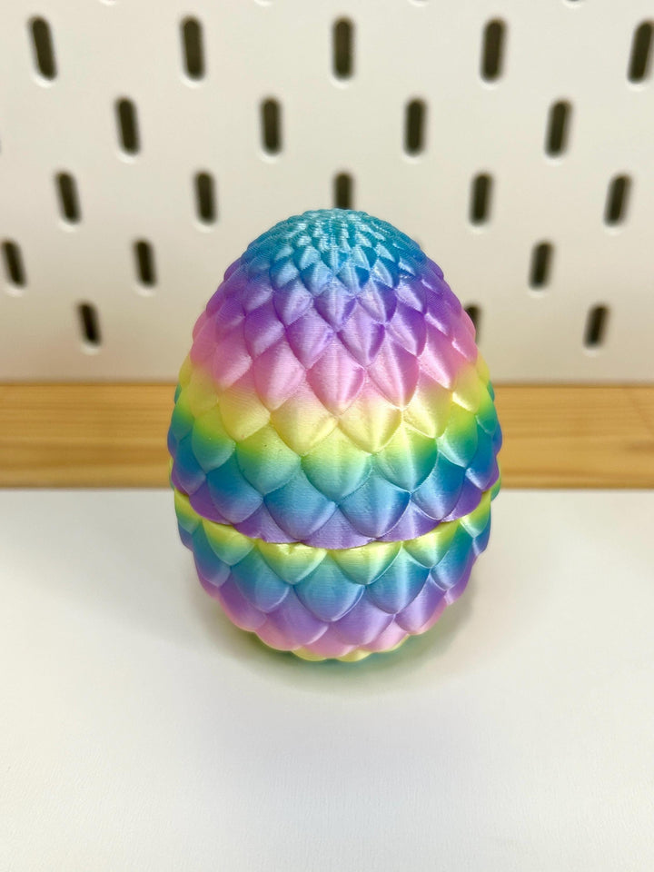 Bunny Figurine | Articulated Animals | 3D Printed Easter Egg | Trinket Container | Small World Play | Fidget Toy | Easter Basket Filler Gift