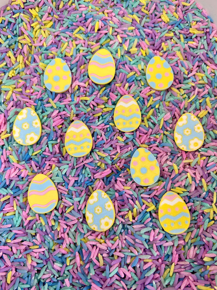 Colorful Rice Sensory Bin Filler Mix | Easter Dyed Rice for Montessori | Open-Ended Play | Spring Tuff Tray Filler | Calm Sensory Activity
