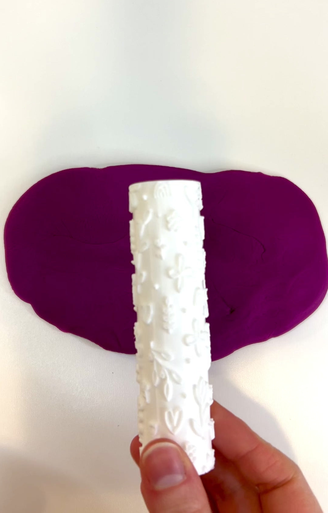 Wildflowers | 3D Printed Floral Texture Roller | Playdough Tool | Eco-Friendly PLA