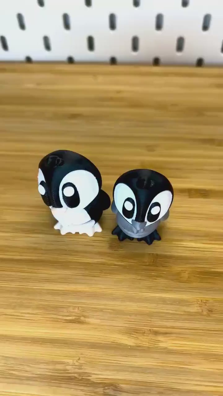 Snowflake & Penguin Sensory Bin | Winter Sensory Filler Mix | Arctic Sensory Play | Faux Ice Cubes | Montessori Play | Handpainted Pasta