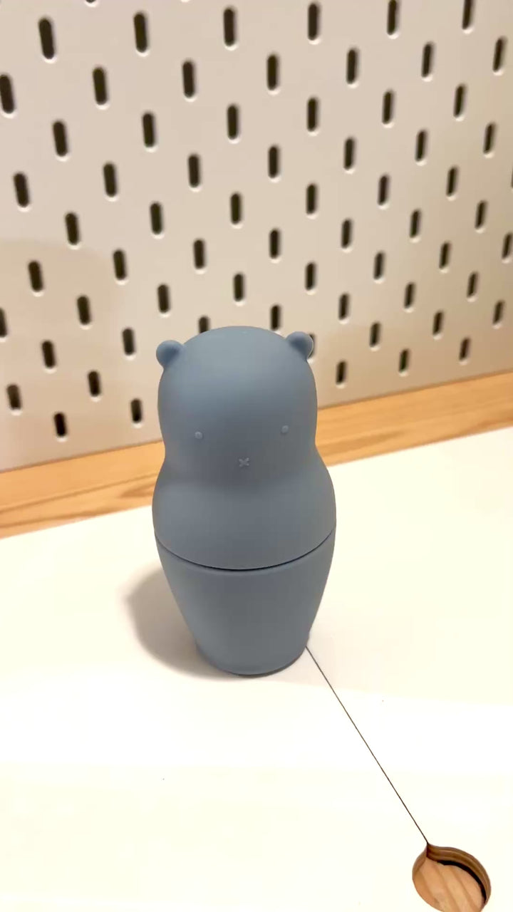 Montessori Silicone Nesting Dolls | Baby Sensory & Bath Toy | BPA-Free Silicone