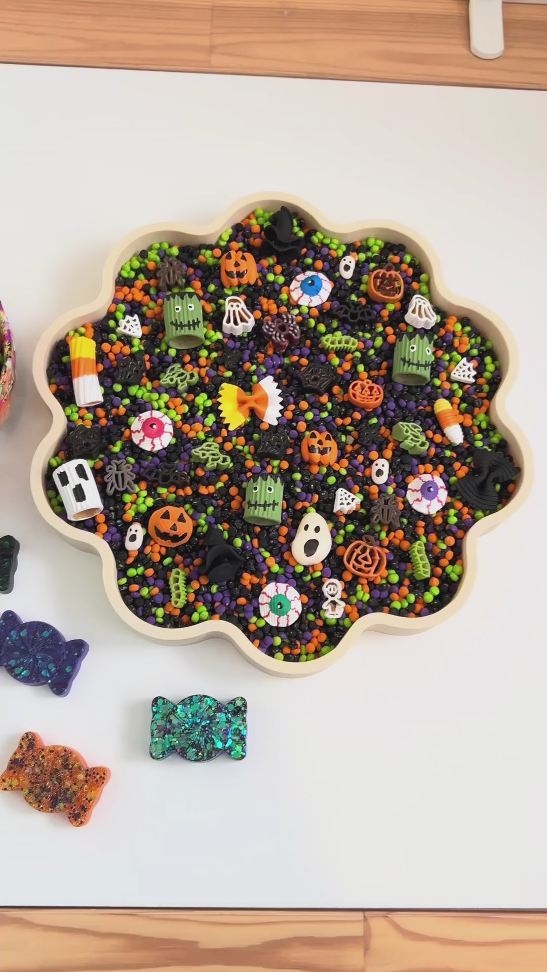 Spooky Little Things Sensory Filler Mix | Halloween Sensory Bin