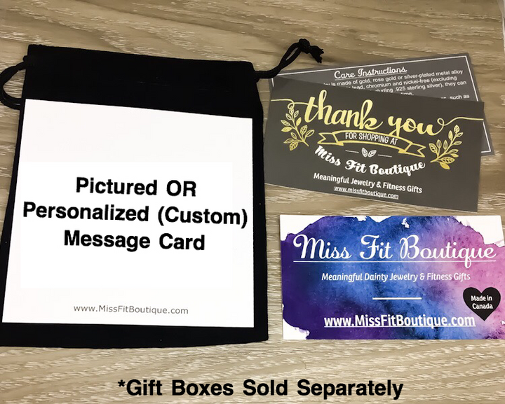 Bridesmaid Proposal Necklace with Card, Tiny Compass Necklace, Rose Gold, Silver