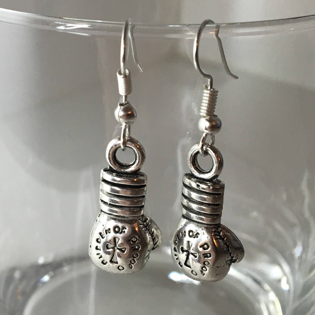 Fitness Earrings - Boxing Glove Earrings, Boxing Jewelry, Kickboxing, Fitness Gifts, Gifts For Her