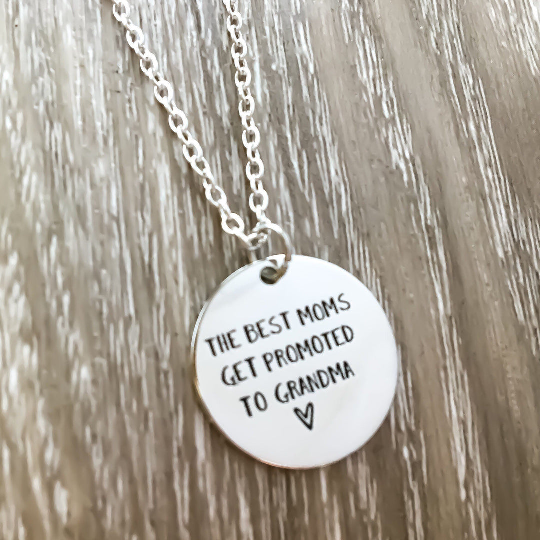Grandma Coming Soon, Baby Coming Soon Necklace, Pregnancy Announcement Gift, Grandma To Be Gift, Grandmother Gift, Nana Necklace, Mimi Gift