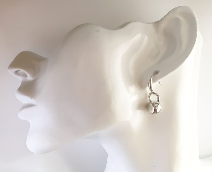 Kettlebell Earrings, Dainty Fitness Earrings, Tiny Gold Kettlebell Charm Jewelry, Weightlifting Gift, Fitness Trainer Gift, Crossfit Jewelry