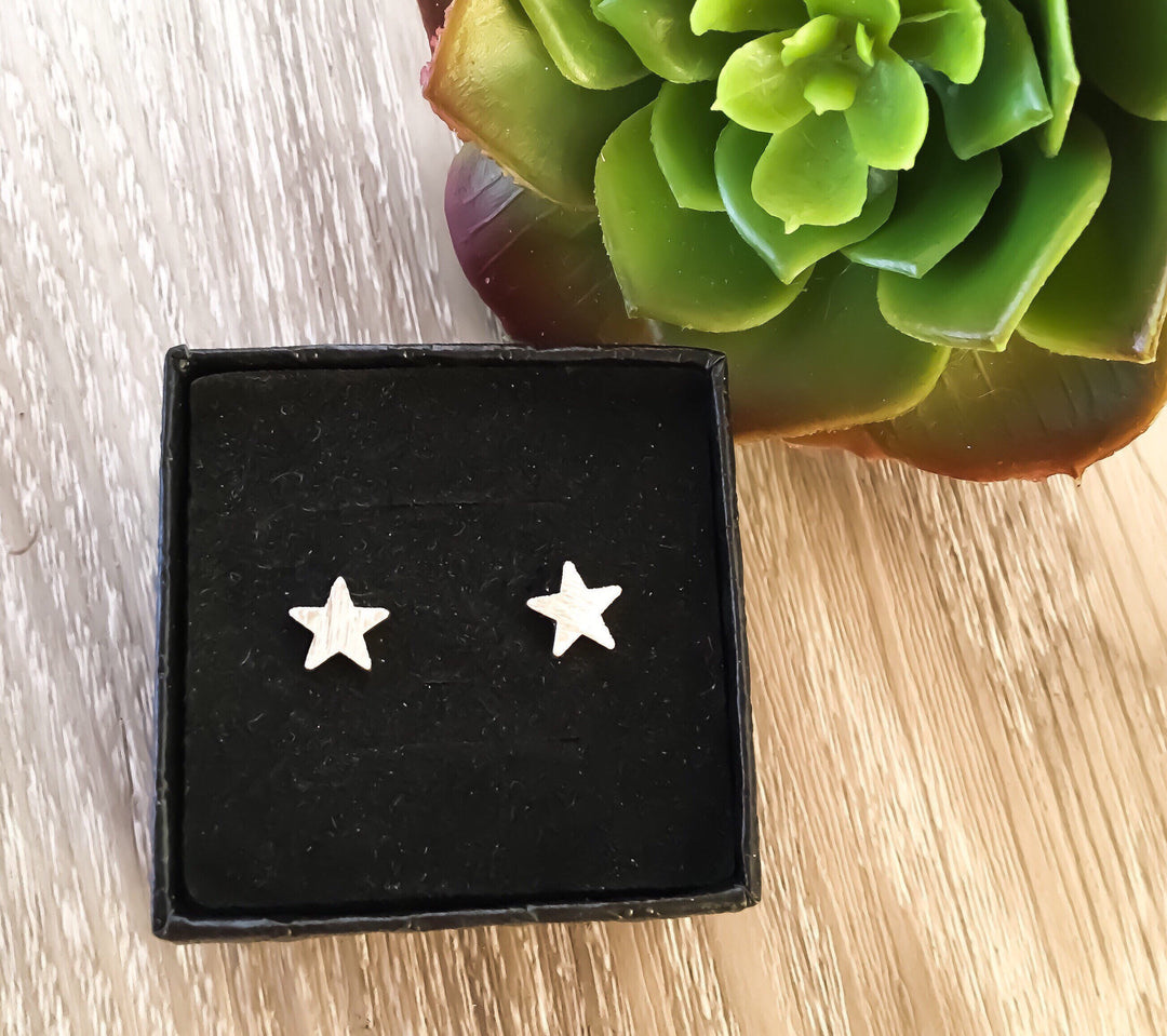 Tiny Star Stud Earrings, Celestial Earrings, Astronomy Jewelry, Dainty Stud Earrings, Gift for Little Girl, Delicate Studs