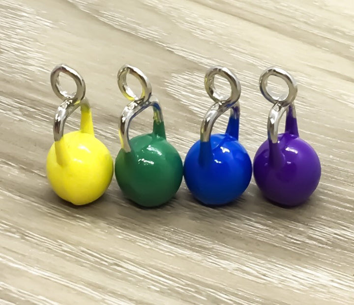 Fitness Keychain, The Only Bad Workout, Kettlebell, 45lbs Weight Plate