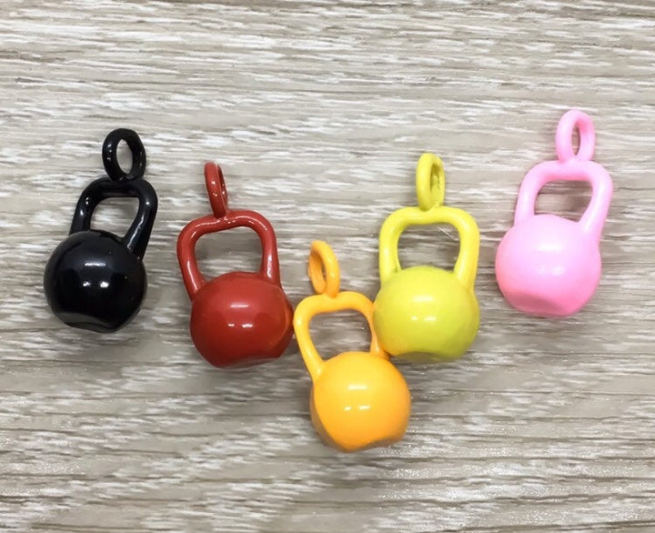 Chaque entraînement compte, porte-clés kettlebell, haltère et fitness