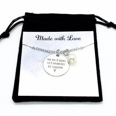 Grandma Coming Soon, Baby Coming Soon Necklace, Pregnancy Announcement Gift, Grandma to Be Gift, Grandmother Gift, Nana Necklace, Mimi Gift