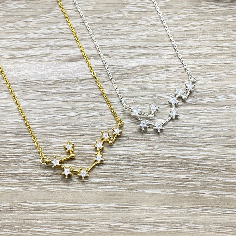 Collier Constellation, Carte « À la conquête des étoiles », Collier d'amitié, Bijou céleste, Bijou symbolique, Cadeau pour fille, Astronomie