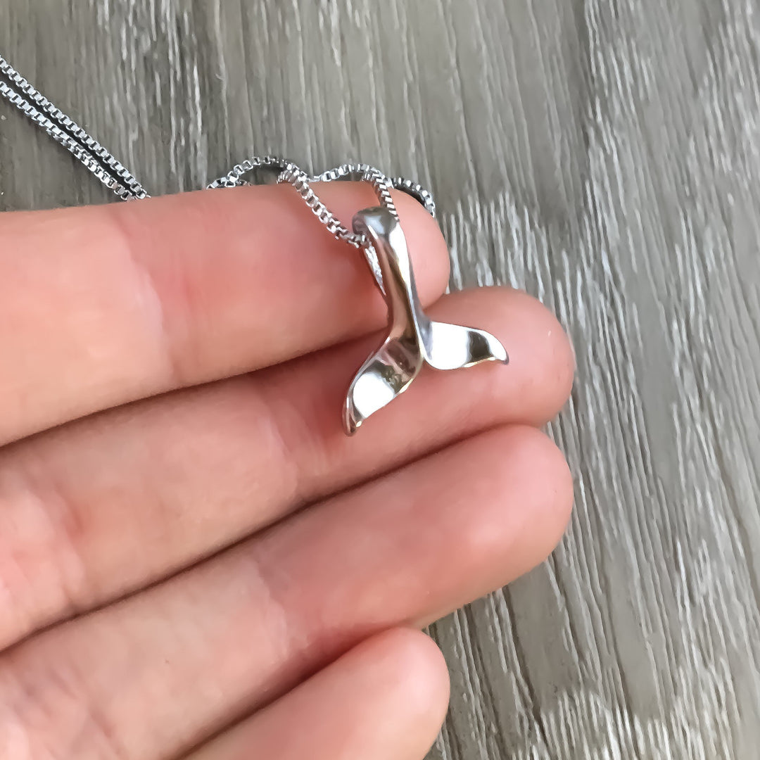 Dolphin Tail Necklace, Dolphin Jewelry Gift, Good Luck Necklace,Beach Necklace, Minimalist Gift, Ocean Gift, Beach Life, Friendship Necklace