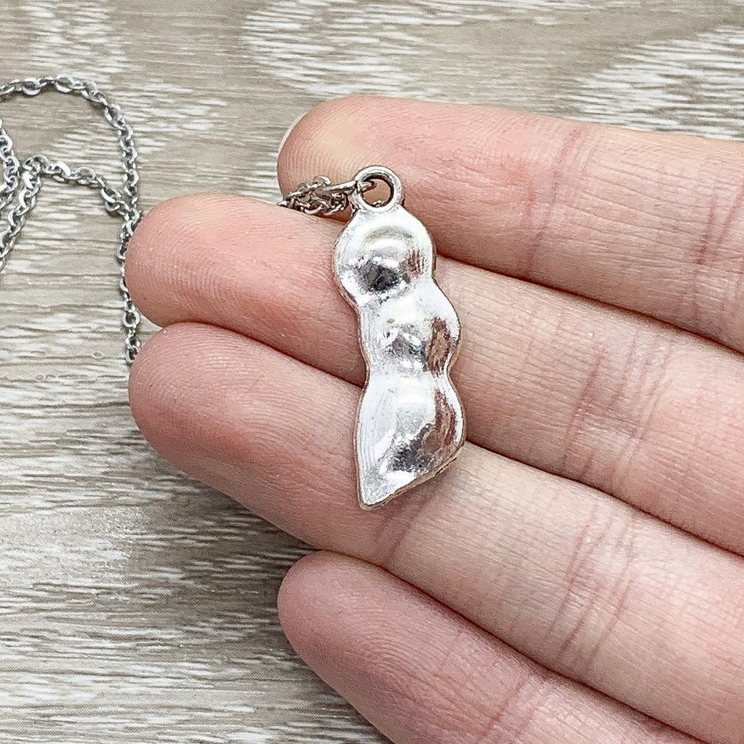 Two Peas in a Pod Necklace Set for 2, Gift for Best Friend, Friendship Necklaces, Gift for Soul Sister, Matching Necklaces, Friends Forever