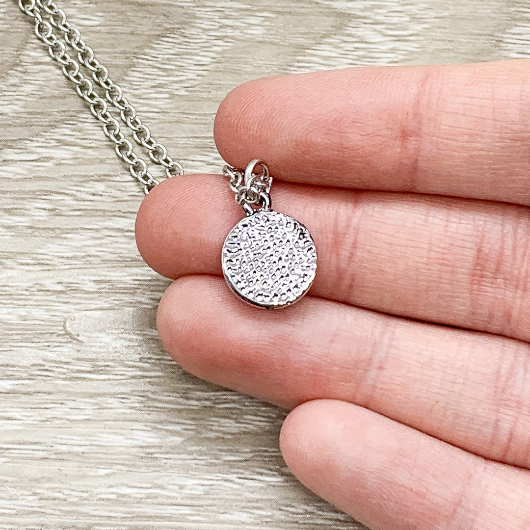 Compass Charm Necklace, Long Distance Friendship Card, Gift for Best Friend, Compass Jewelry, Bestie Gifts, Gift Exchange for Her