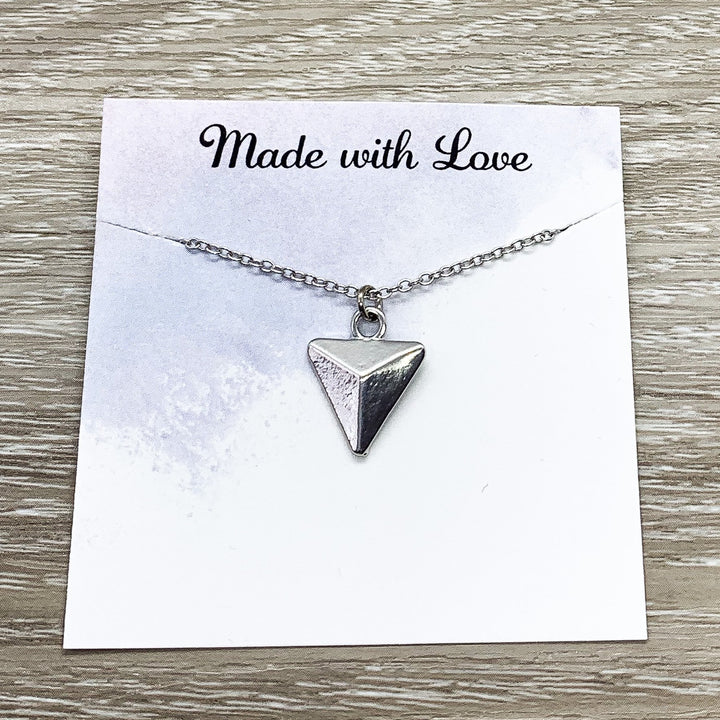 Warrior Gift, Shield Necklace, Armor Necklace with Card, Strength Gift, Fighter Jewelry, Simple Reminder Gift, Cancer Patient, Survivor