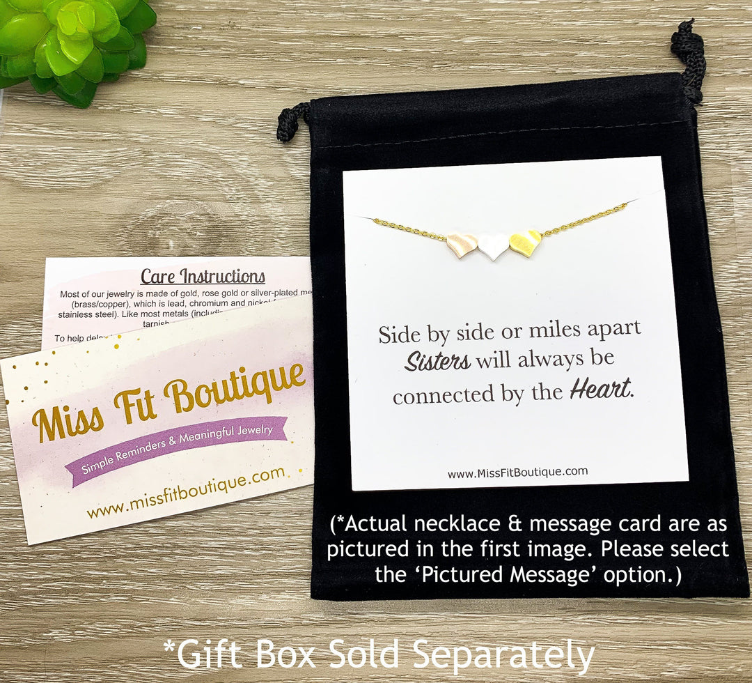 Unbreakable Bond Gift, Pendant, Linked Circles Necklace, Interlocking Circles Necklace, Gift for Best Friend, Anniversary Gift, Love Jewelry